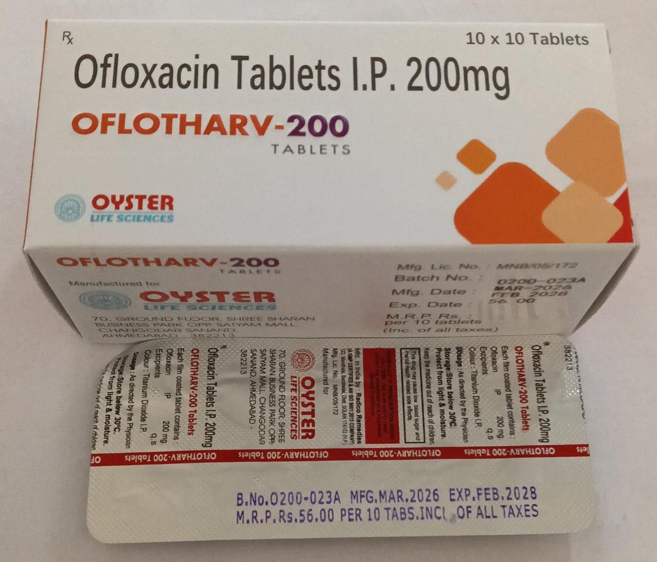 OFLOTHARV-200 TABLETS